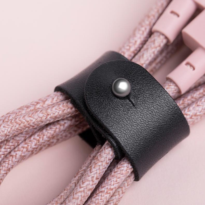 Native Union - Belt Cable (USB-A to Lightning) #color_rose