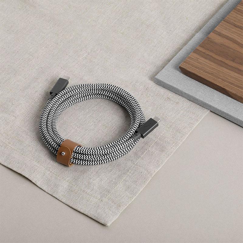 Native Union - Belt Cable Pro (USB-C to USB-C) #color_zebra