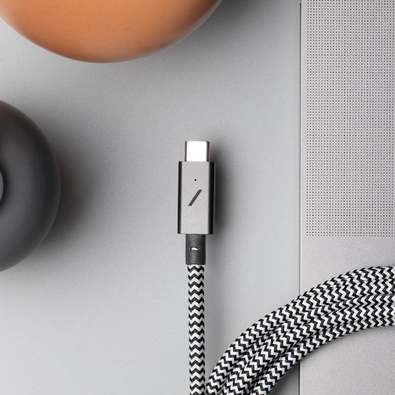 Native Union - Belt Cable Pro (USB-C to USB-C) #color_zebra
