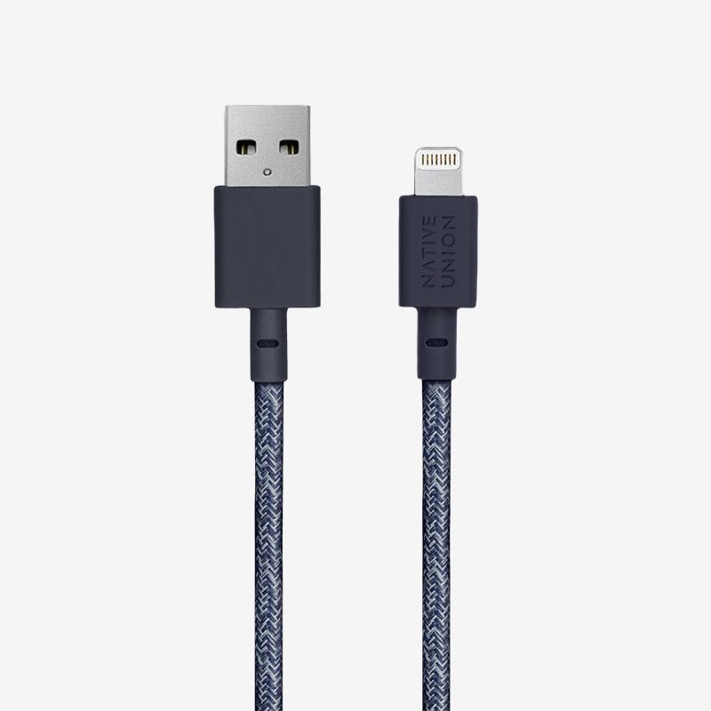 Native Union - Belt Cable (USB-A to Lightning) #color_indigo