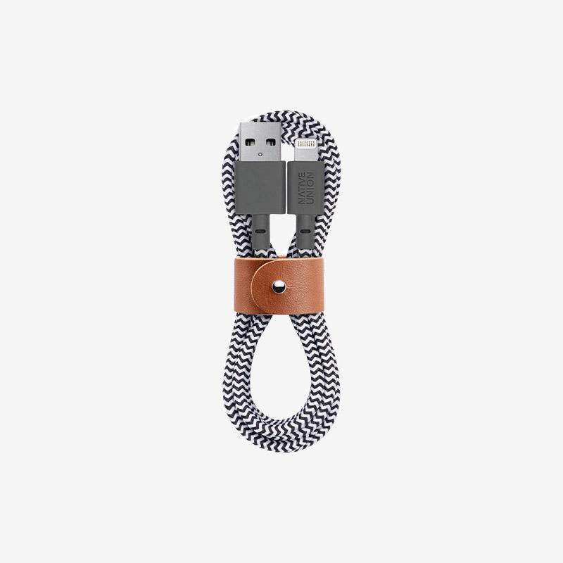 Native Union - Belt Cable (USB-A to Lightning) #color_zebra