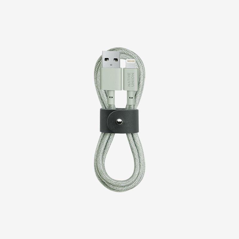 Native Union - Belt Cable (USB-A to Lightning) #color_sage