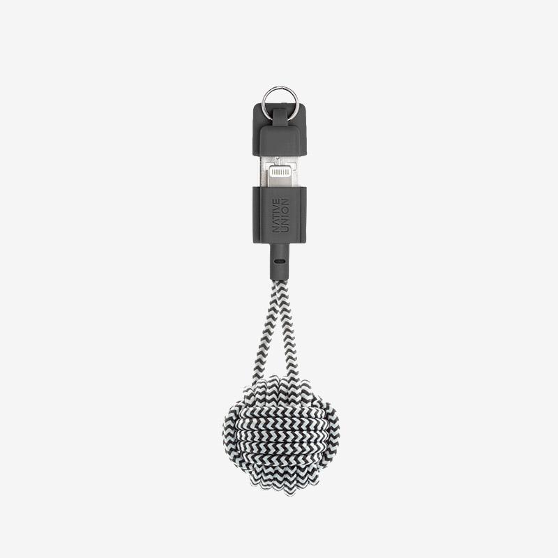 Native Union - Key Cable (USB-A to Lightning) #color_zebra