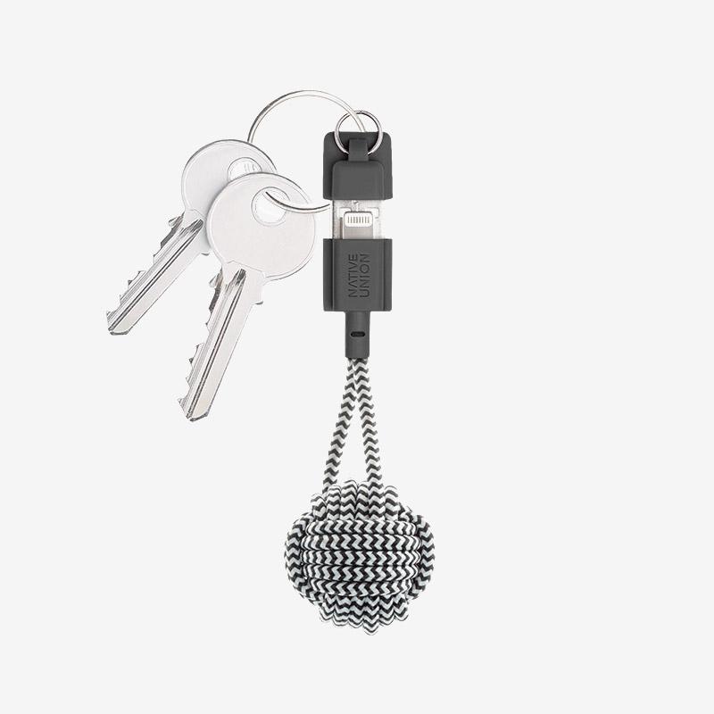Native Union - Key Cable (USB-A to Lightning) #color_zebra
