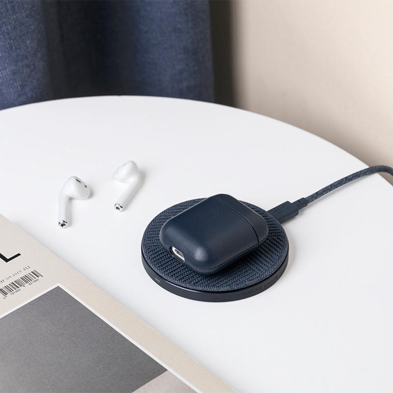 Native Union - Leather Case for AirPods #color_indigo