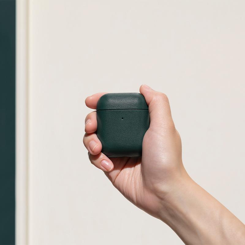 Native Union - Leather Case for AirPods #color_green