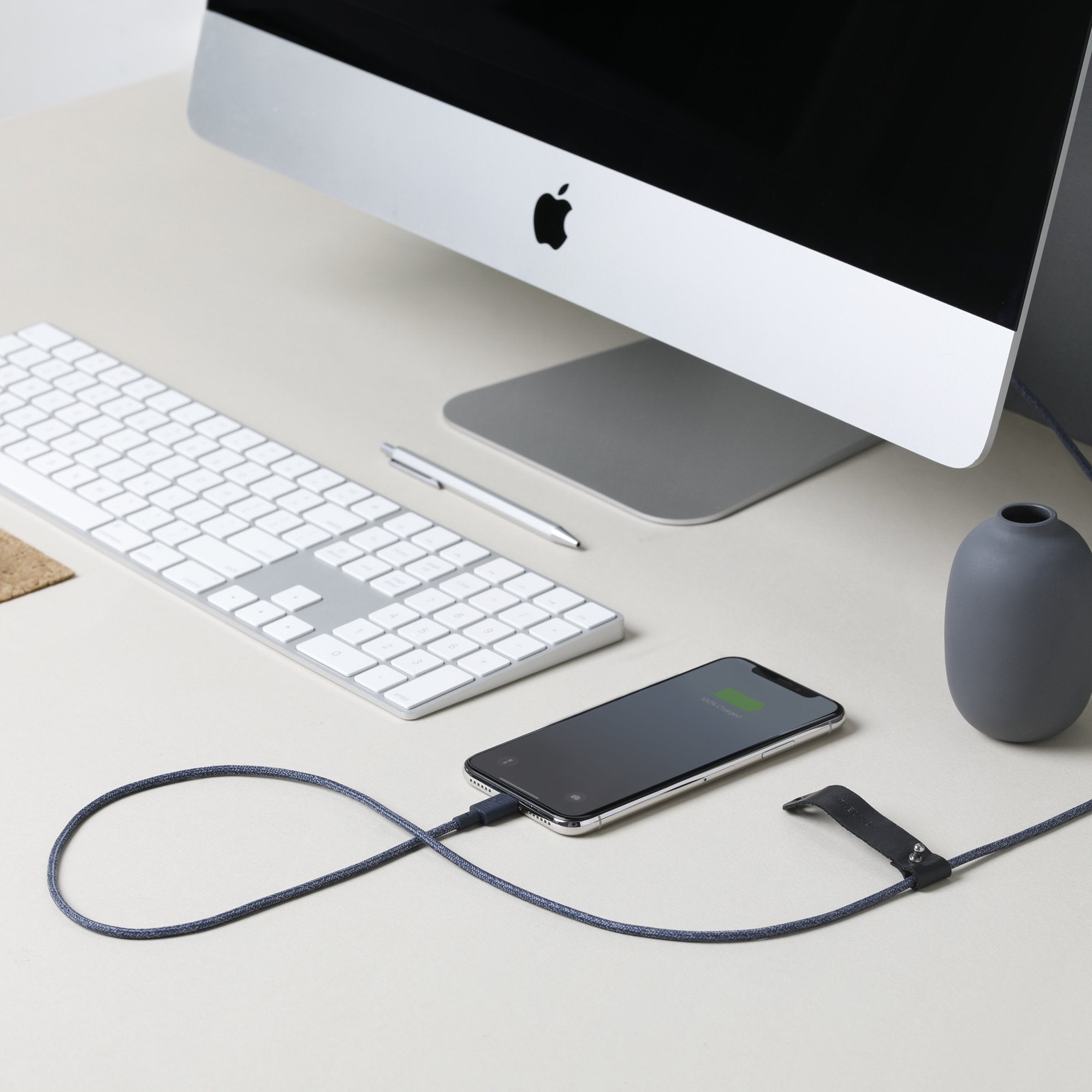 Native Union - Belt Cable (USB-A to Lightning) #color_indigo