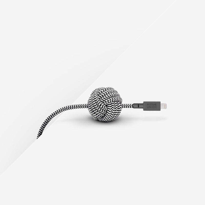 Native Union - Night Cable (USB-A to Lightning) #color_zebra