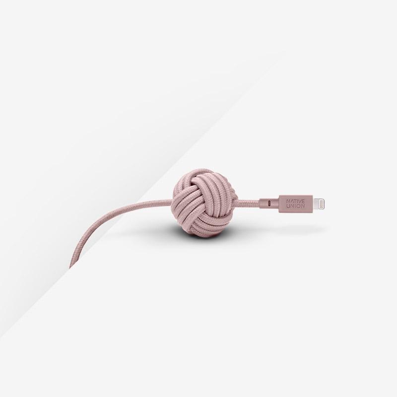 Native Union - Night Cable (USB-A to Lightning) #color_rose