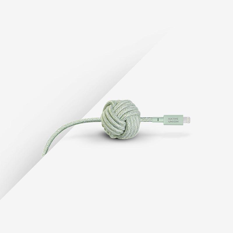 Native Union - Night Cable (USB-A to Lightning) #color_sage