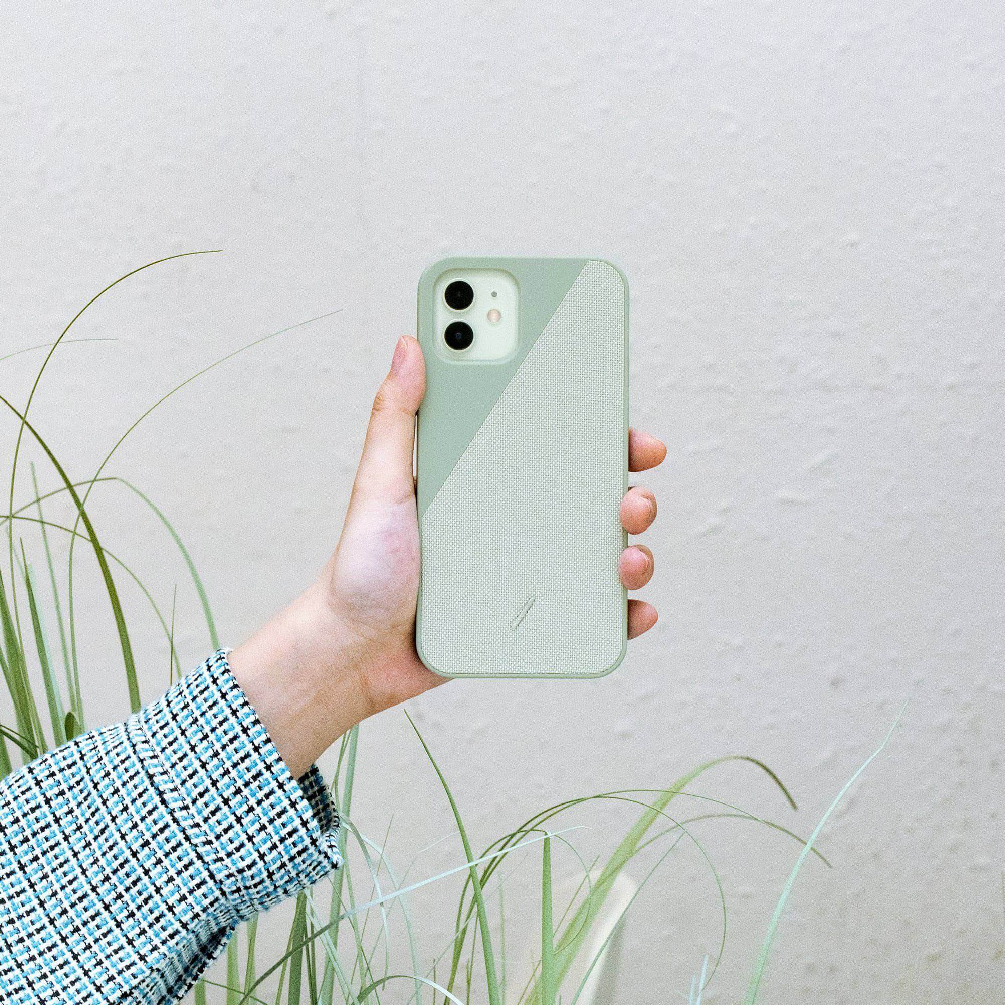 Native Union - Clic Canvas (iPhone 12 Pro Max) #color_sage