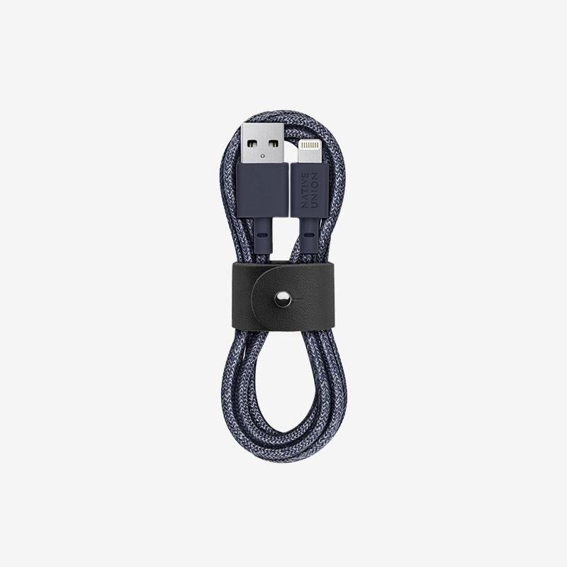 Native Union - Belt Cable (USB-A to Lightning) #color_indigo