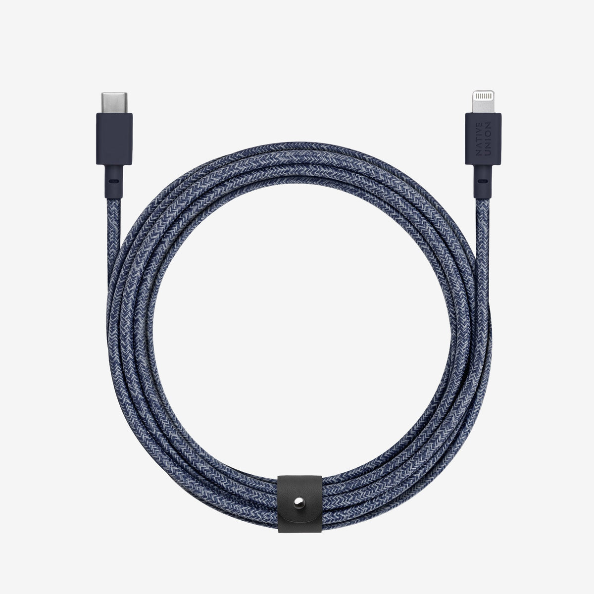 Native Union - Belt Cable XL (USB-C to Lightning) #color_indigo