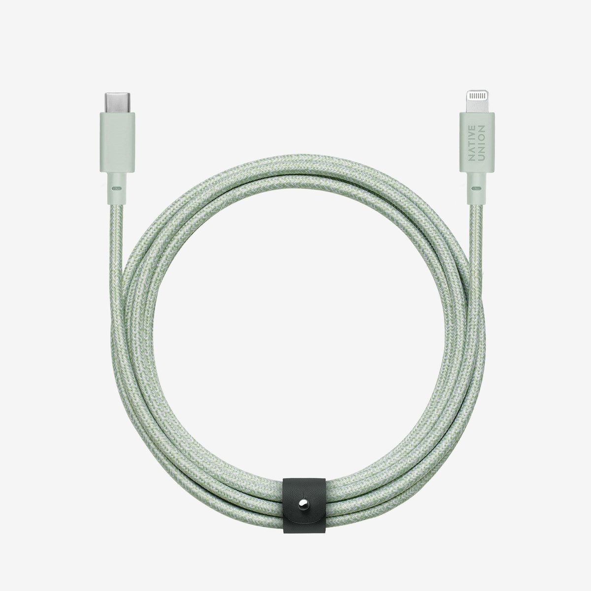 Native Union - Belt Cable XL (USB-C to Lightning) #color_sage