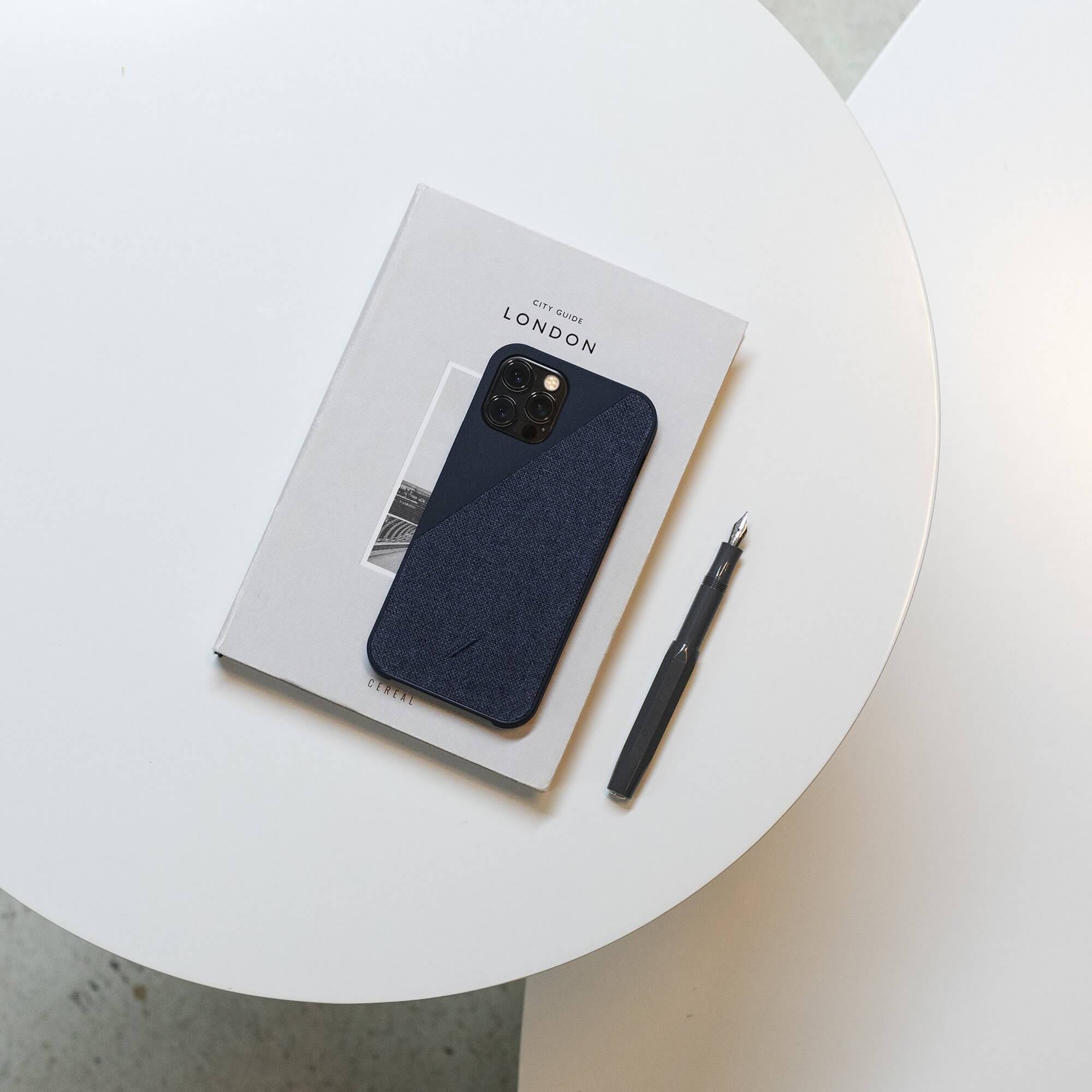 Native Union - Clic Canvas (iPhone 12 Mini) #color_indigo